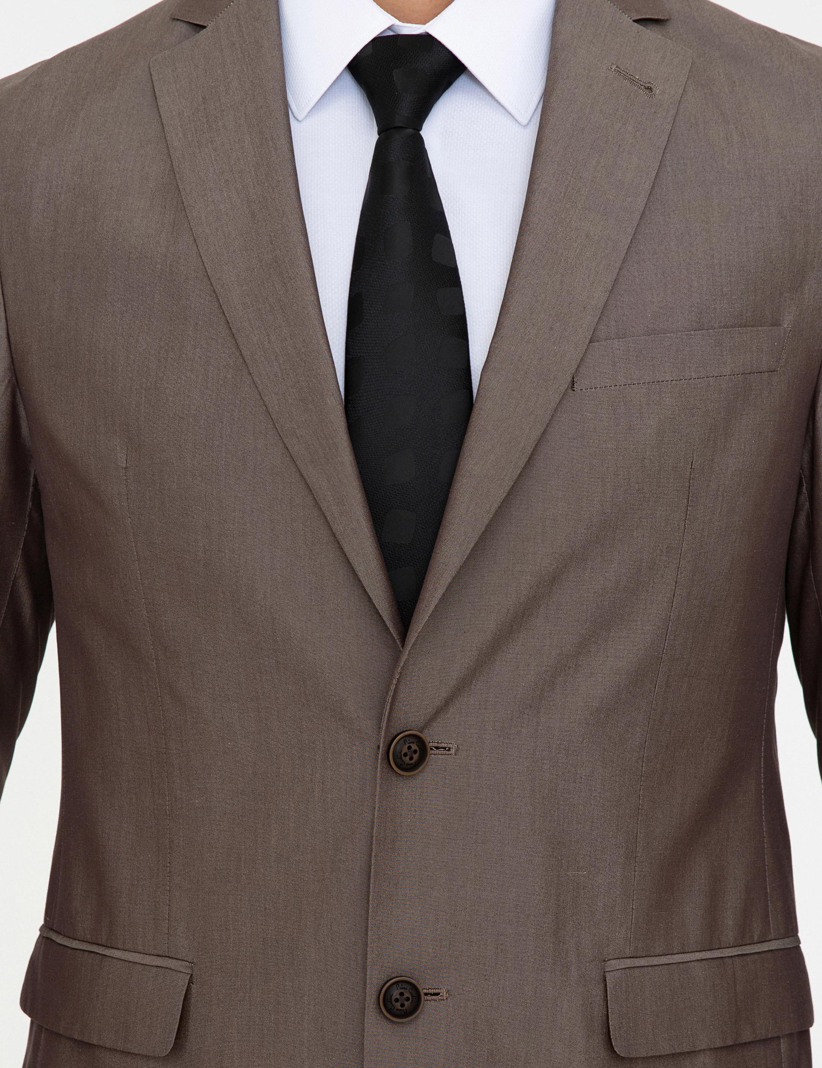 Camel Slim Fit Ceket