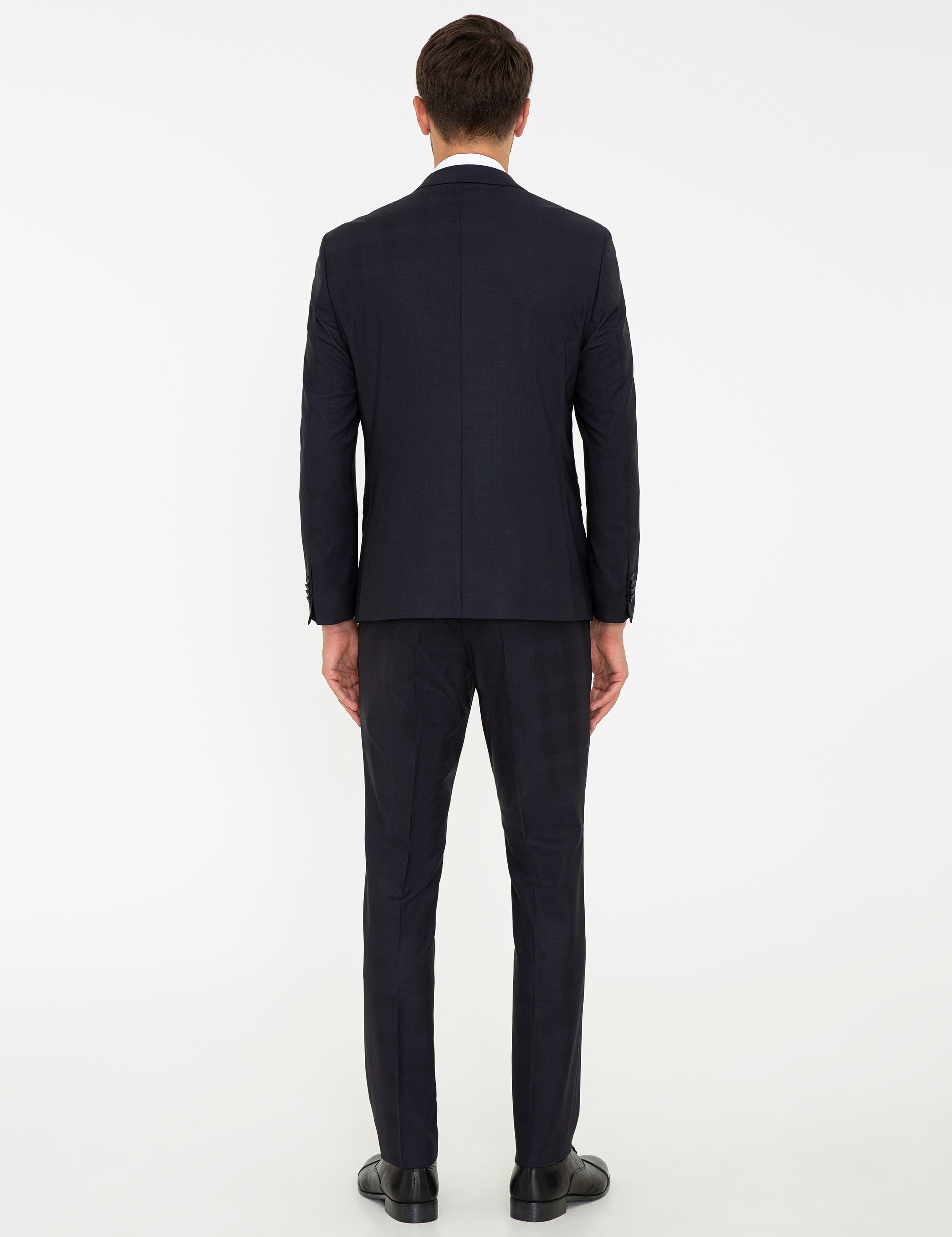 Lacivert Slim Fit Takım Elbise - Image 5