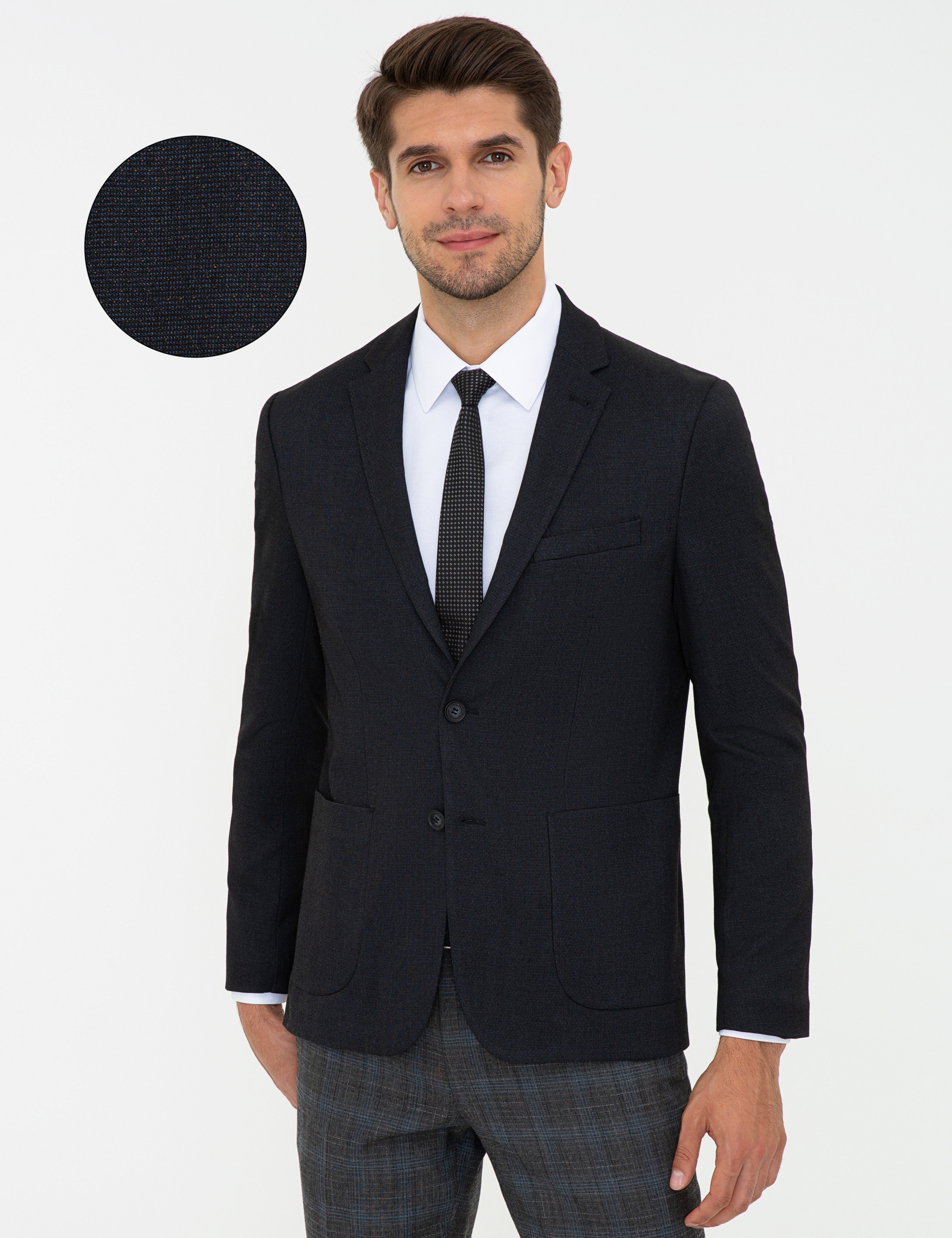 Siyah Slim Fit Ceket