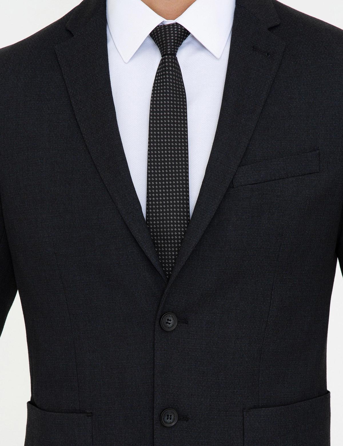 Siyah Slim Fit Ceket - 50230071008