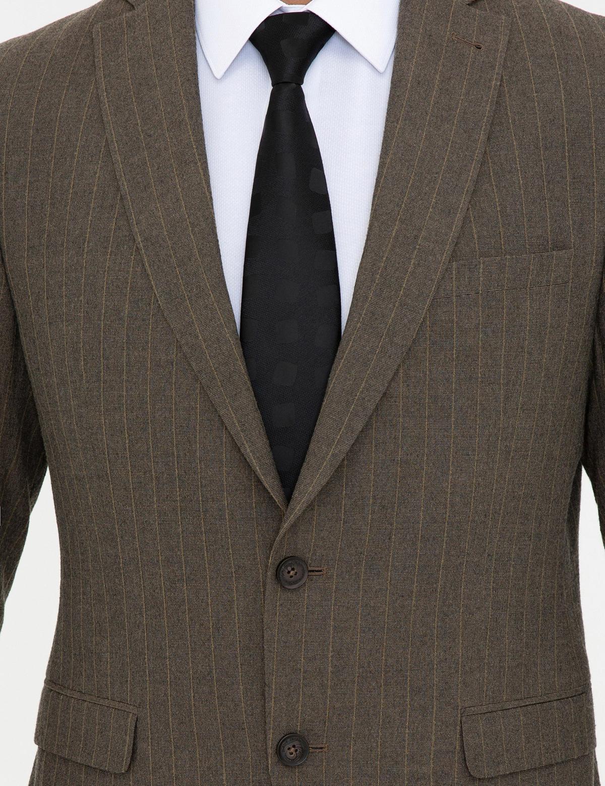 Açık Kahverengi Slim Fit Takım Elbise - 50217626116