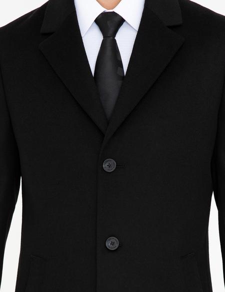 Siyah Ex. Slim Fit Kaban Kaşe - 50238895021