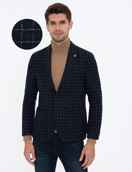 Lacivert Ex. Slim Fit Ceket - 50227221038