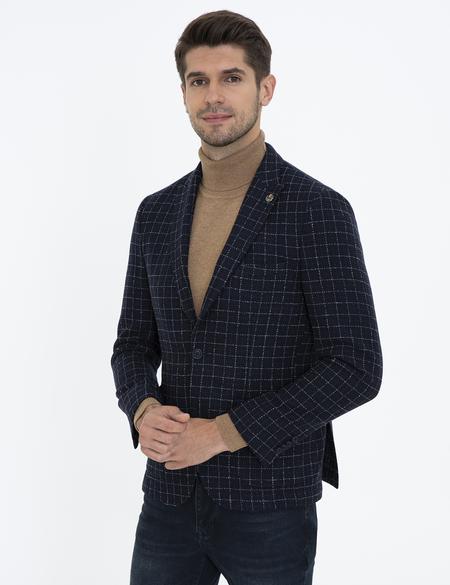 Lacivert Ex. Slim Fit Ceket - 50227221038