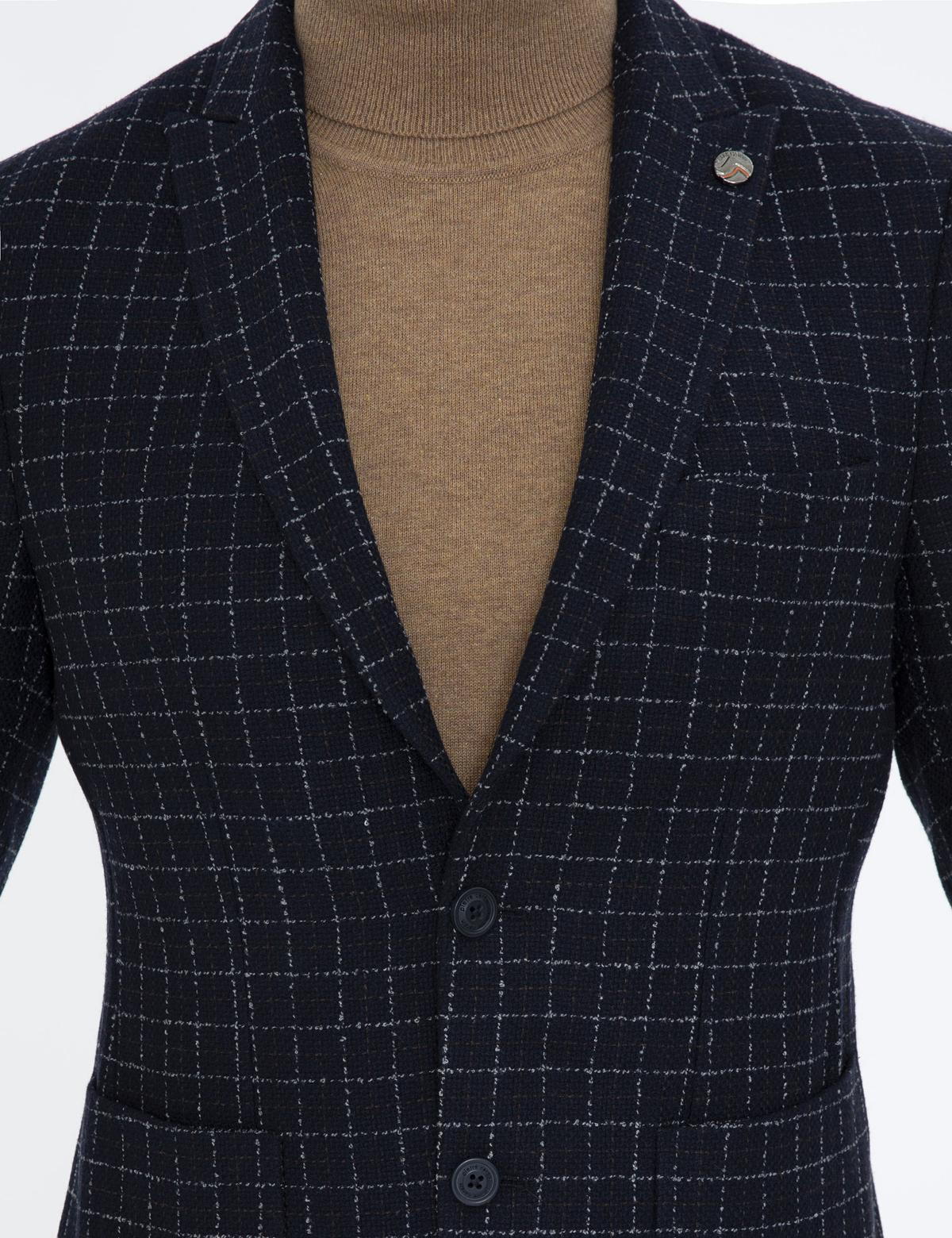 Lacivert Ex. Slim Fit Ceket - 50227221038