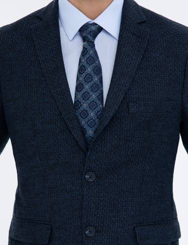 Lacivert Slim Fit Ceket