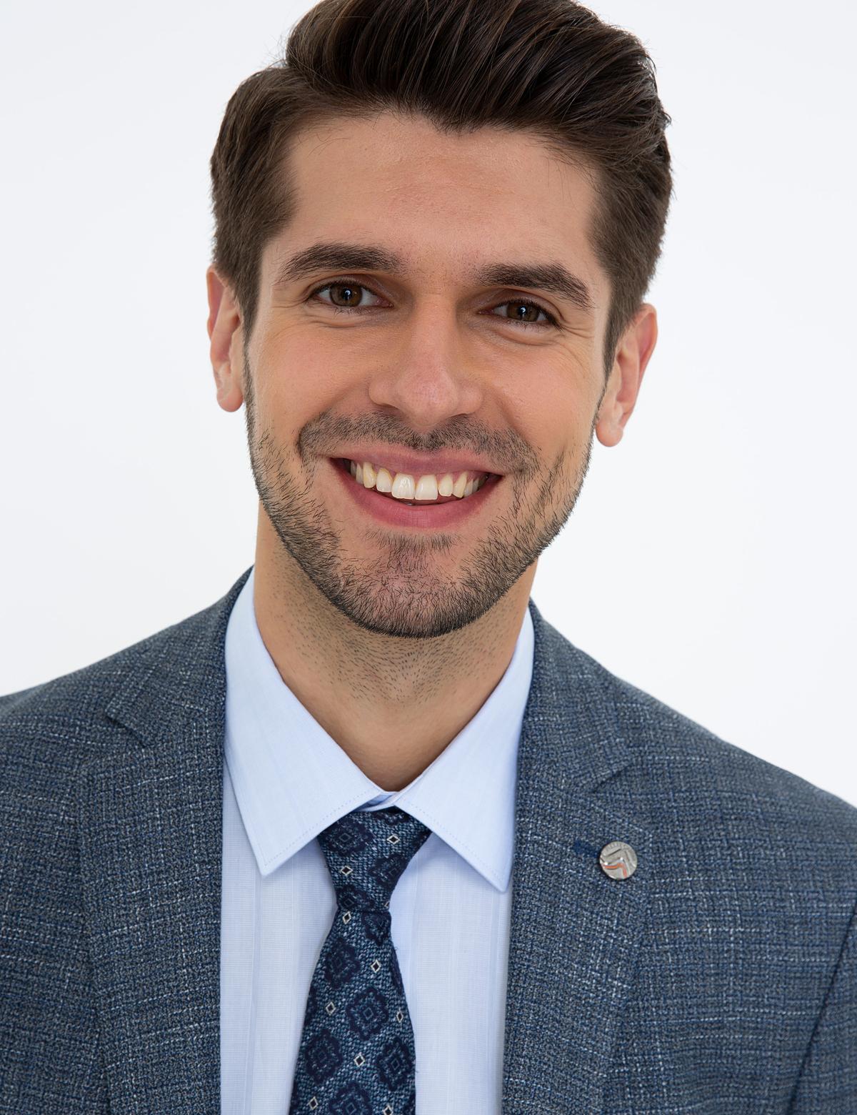 Koyu Mavi Slim Fit Ceket - 50228623146