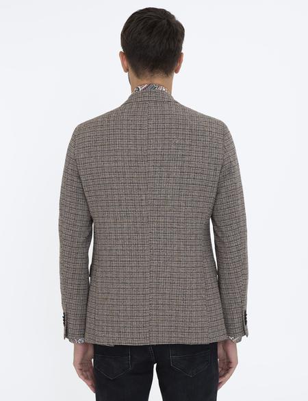 Kahverengi Slim Fit Ceket - 50238656071