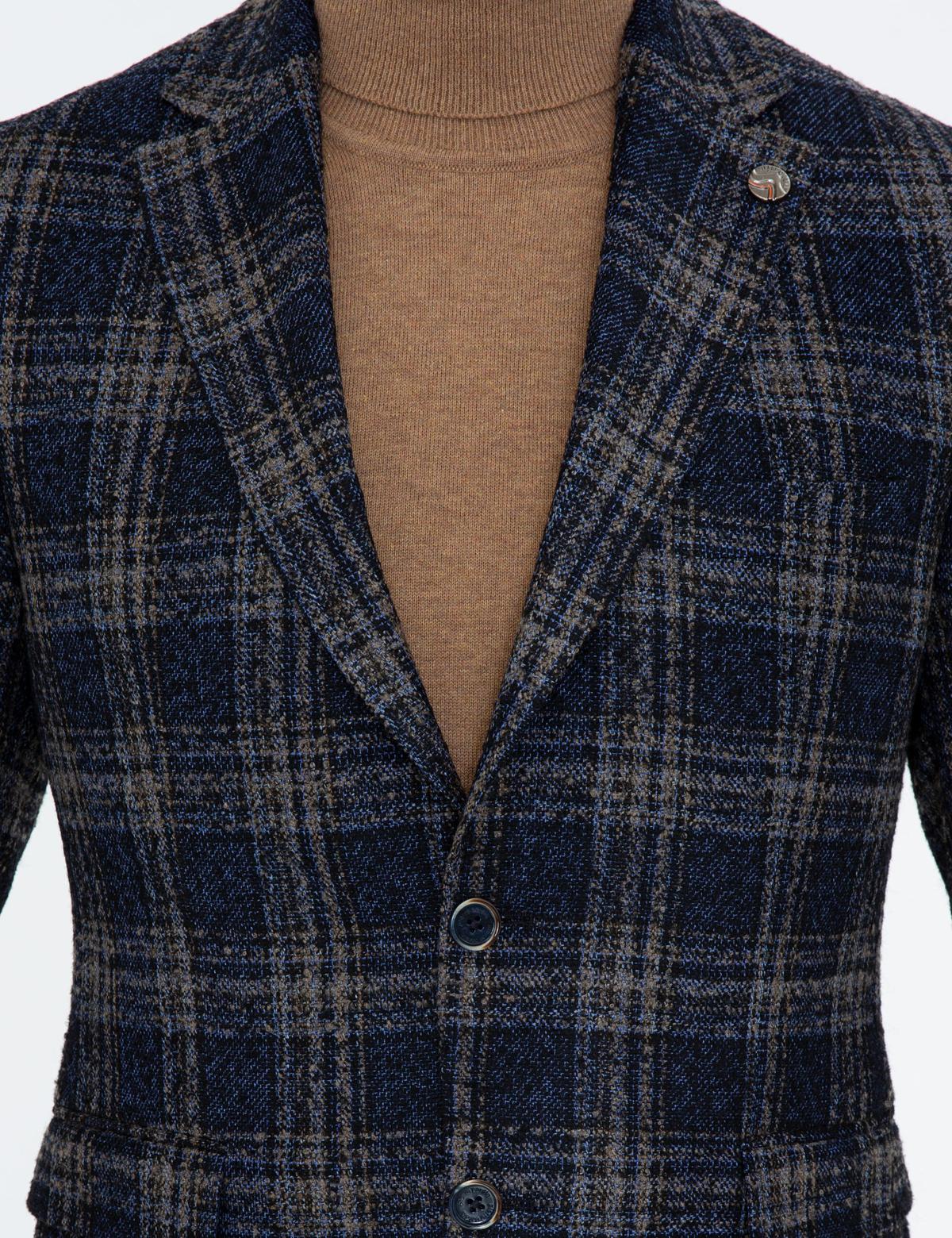 Lacivert Slim Fit Ceket - 50242104008