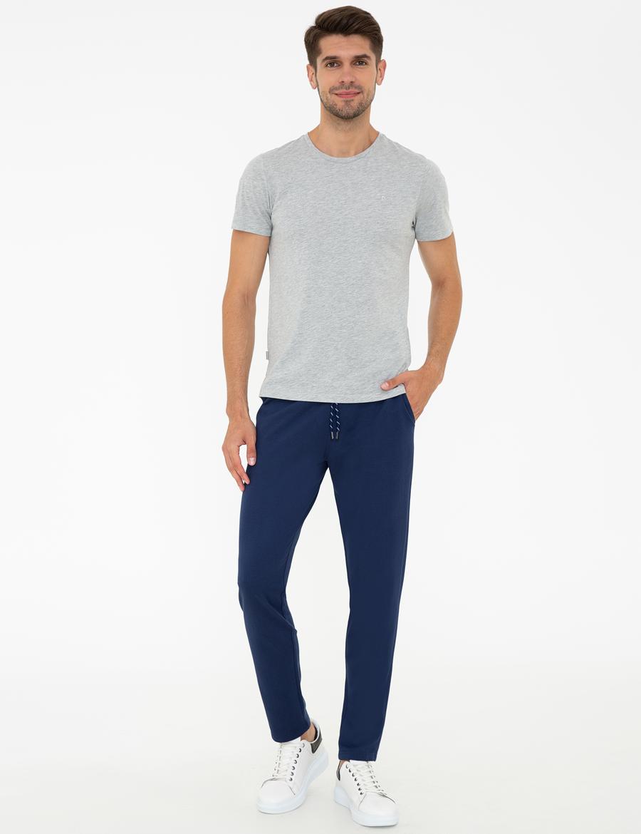 Lacivert Slim Fit Eşofman Altı
