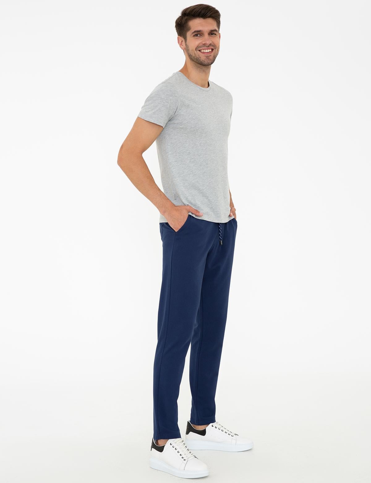 Lacivert Slim Fit Eşofman Altı - 50243993014