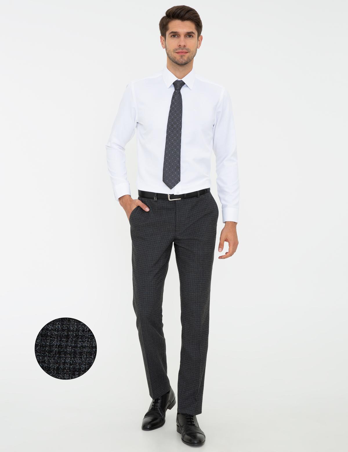 Antrasit Slim Fit Pantolon