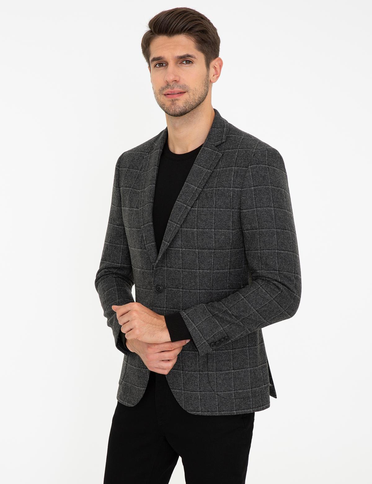 Füme Ex. Slim Fit Ceket - 50209260023