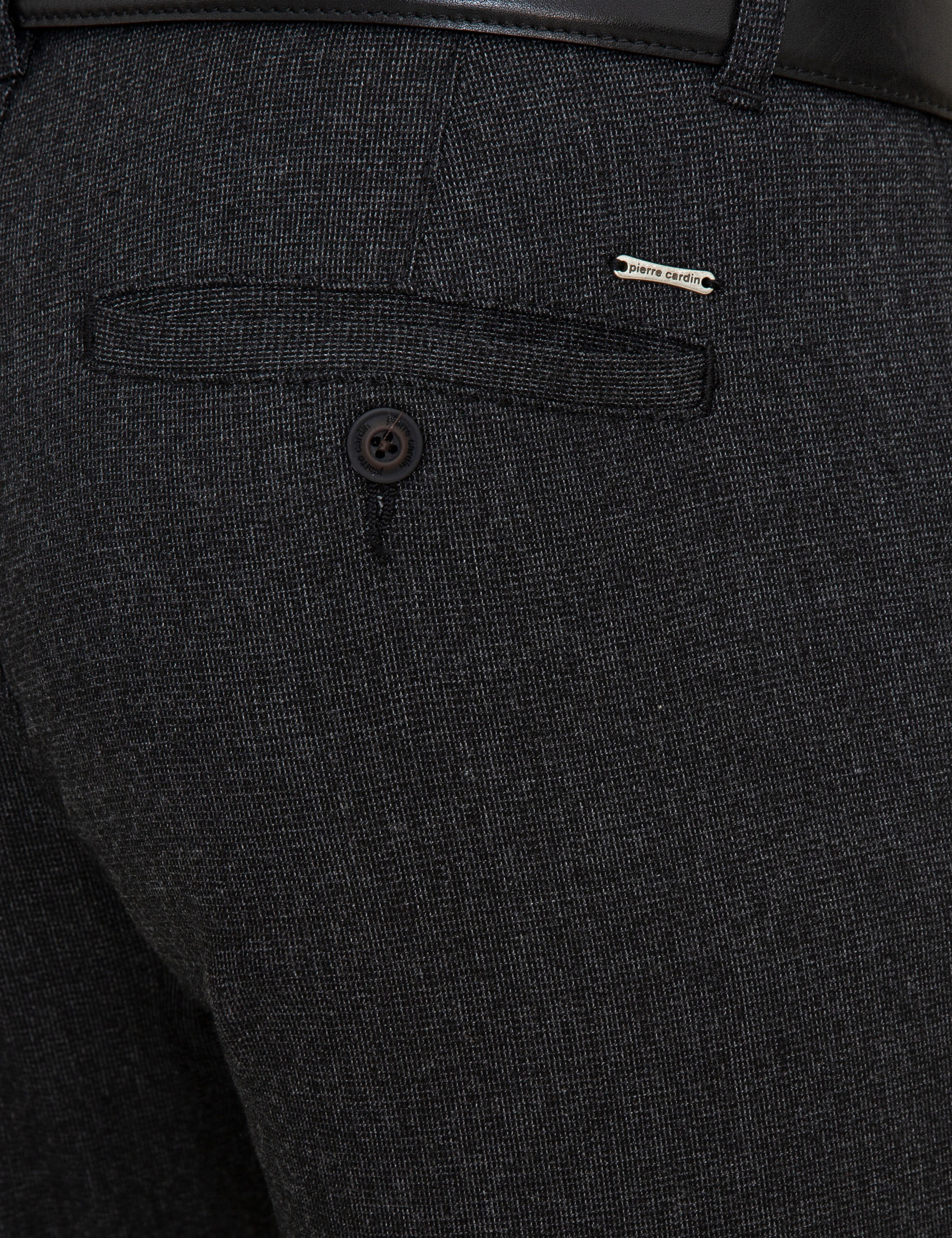 Siyah Slim Fit Kanvas Pantolon