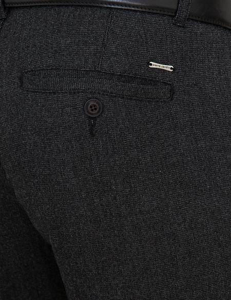 Siyah Slim Fit Kanvas Pantolon - 50241449127