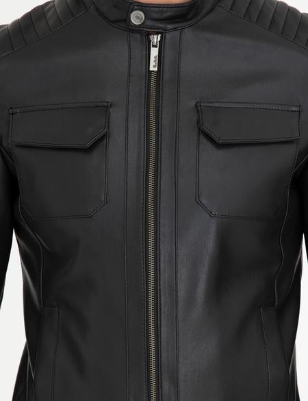 Siyah Deri Ceket - 50250403007