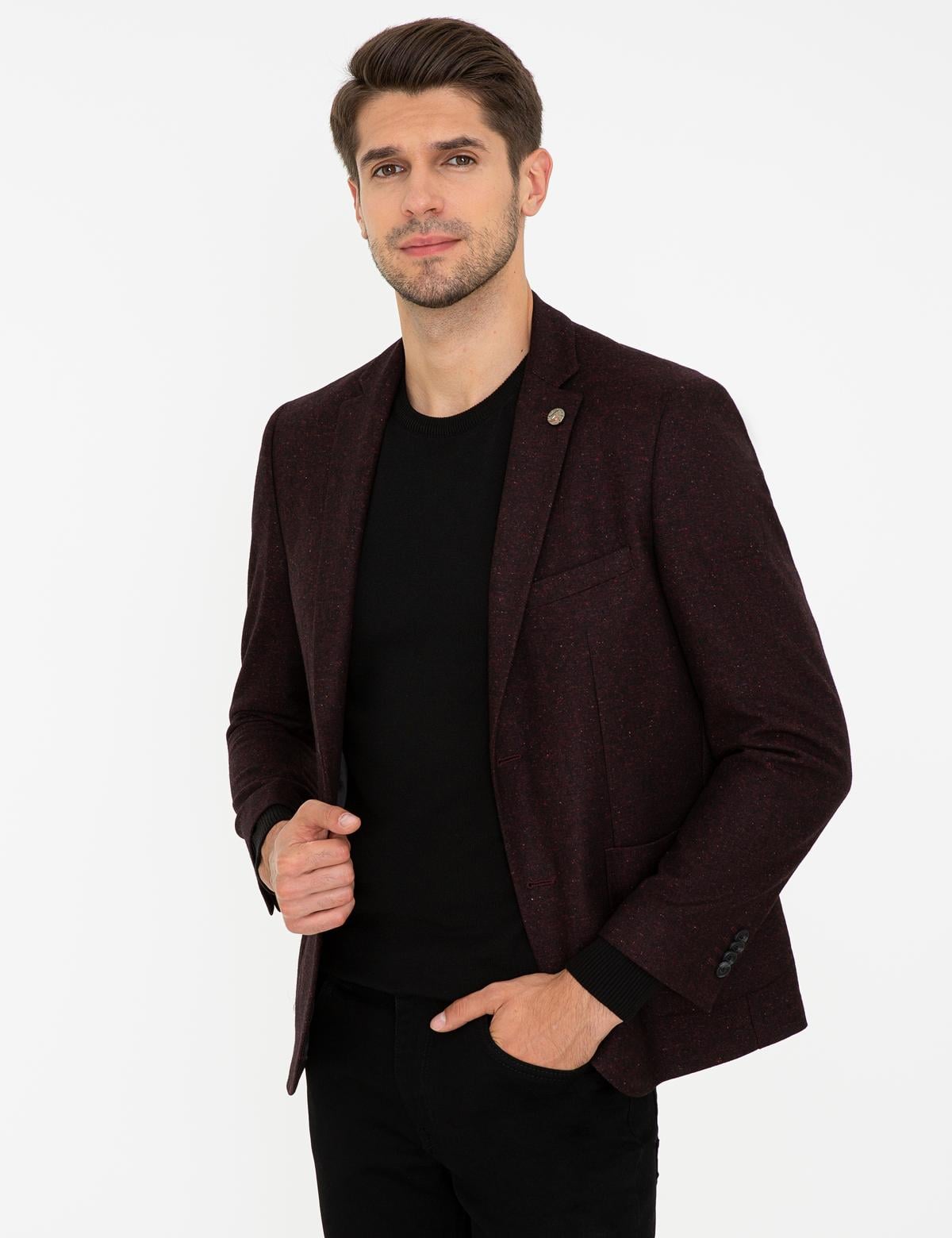 Bordo Ex. Slim Fit Ceket - 50229110182