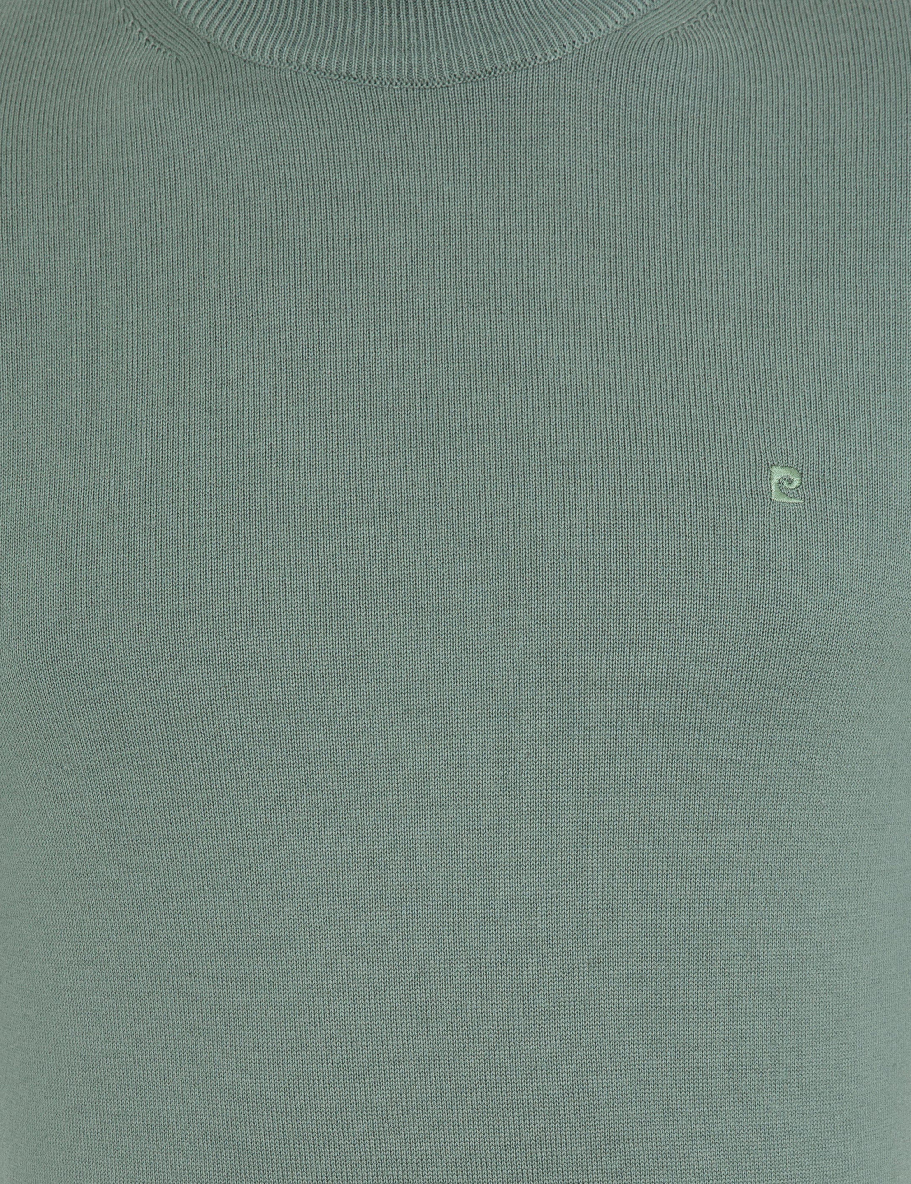 Yeşil Slim Fit Basic Kazak - Image 6