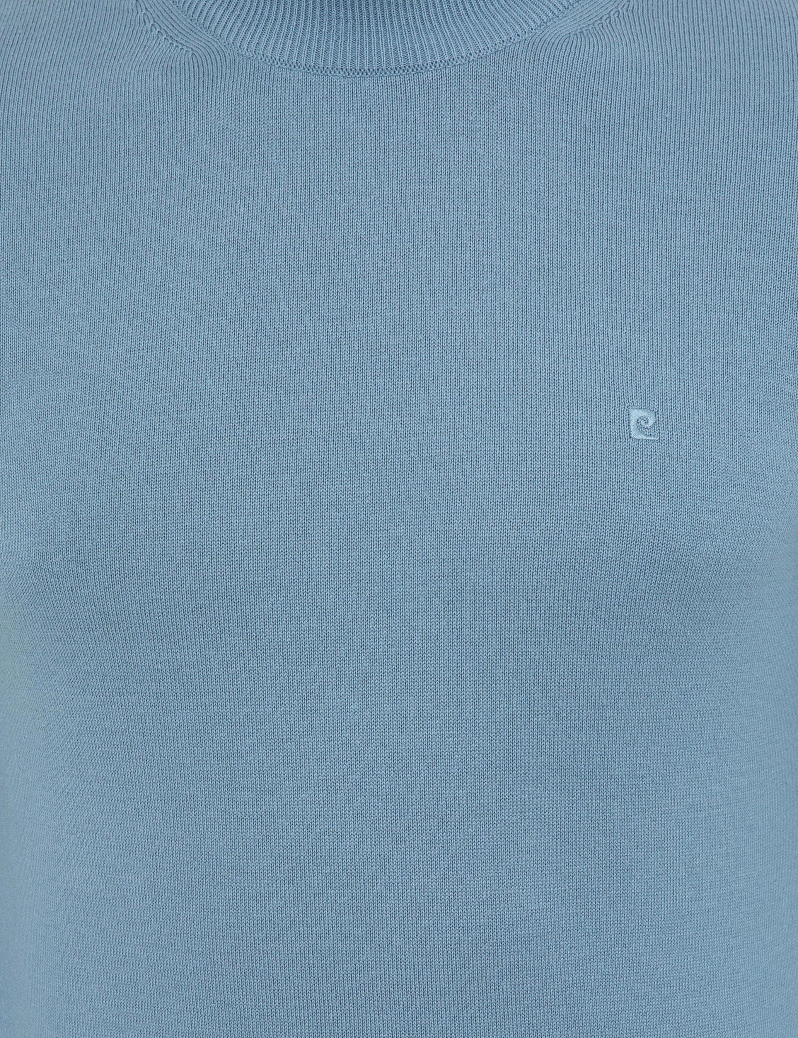 Mavi Slim Fit Yarım Balıkçı Yaka Basic Triko Kazak