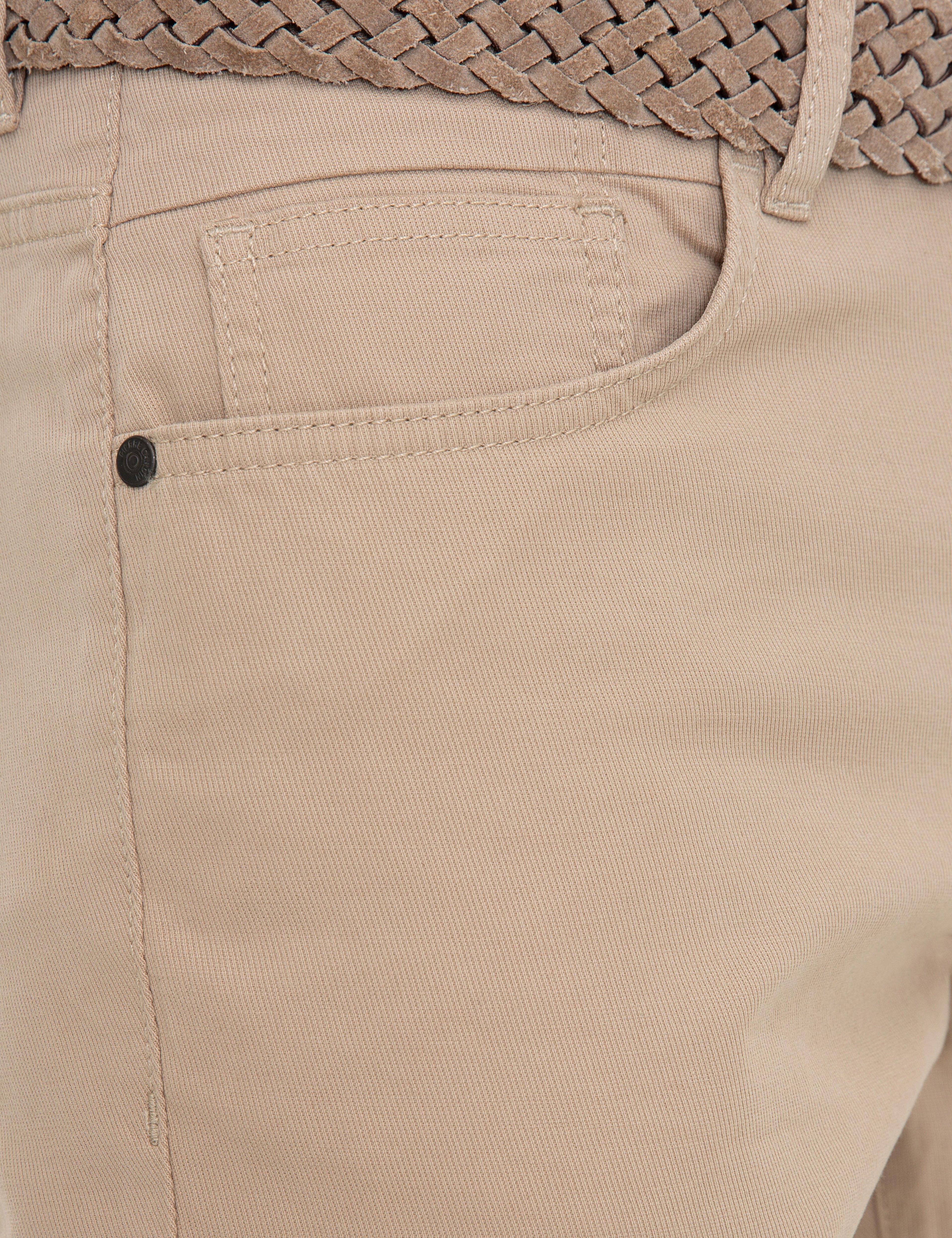 Bej Slim Fit Kanvas Pantolon - Image 5
