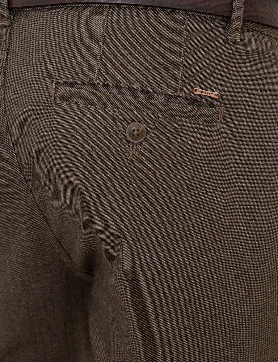 Açık Kahverengi Slim Fit Kanvas Pantolon