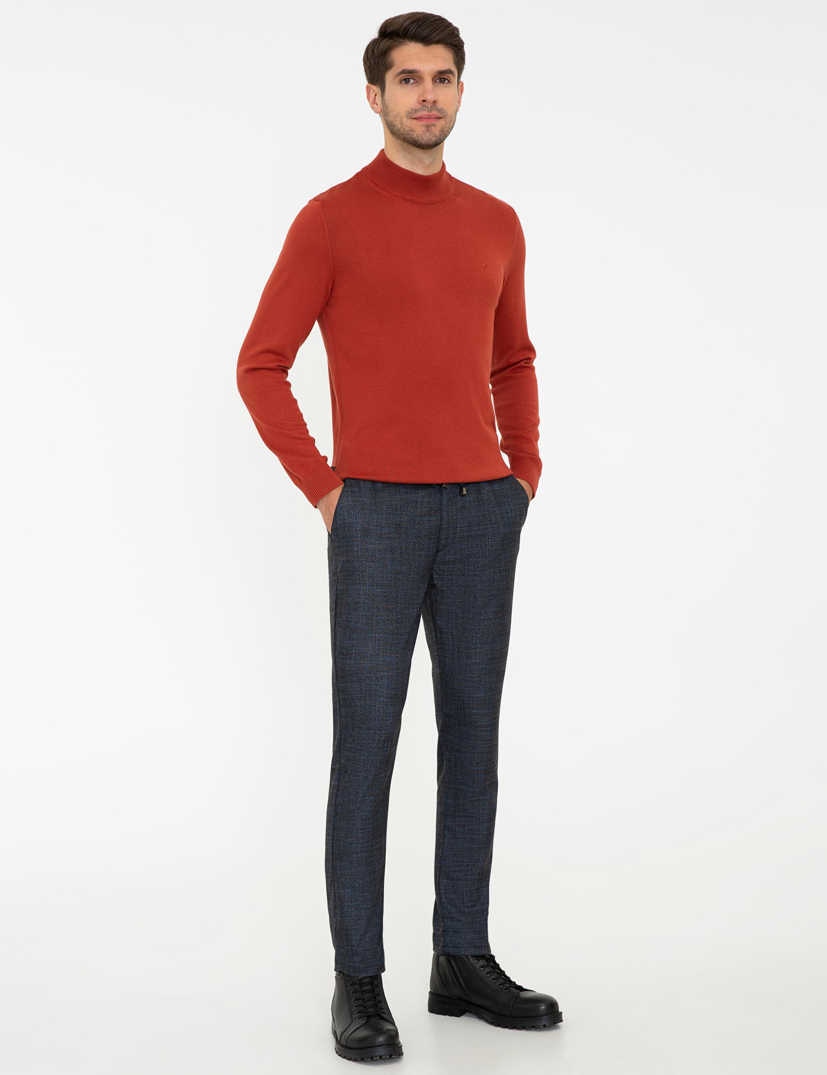 Lacivert Jogger Fit Kanvas Pantolon