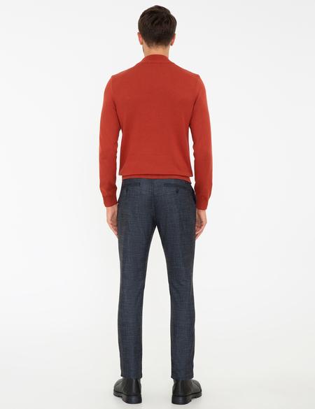 Lacivert Jogger Fit Kanvas Pantolon - 50241450013