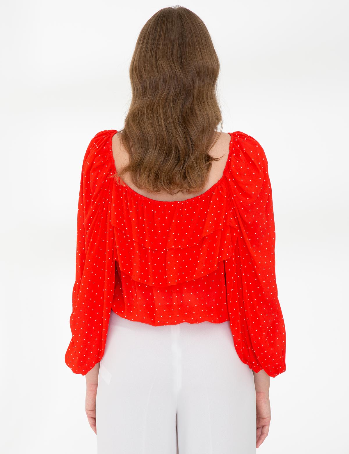 Pembe Balon Kol Bluz - 50243748006