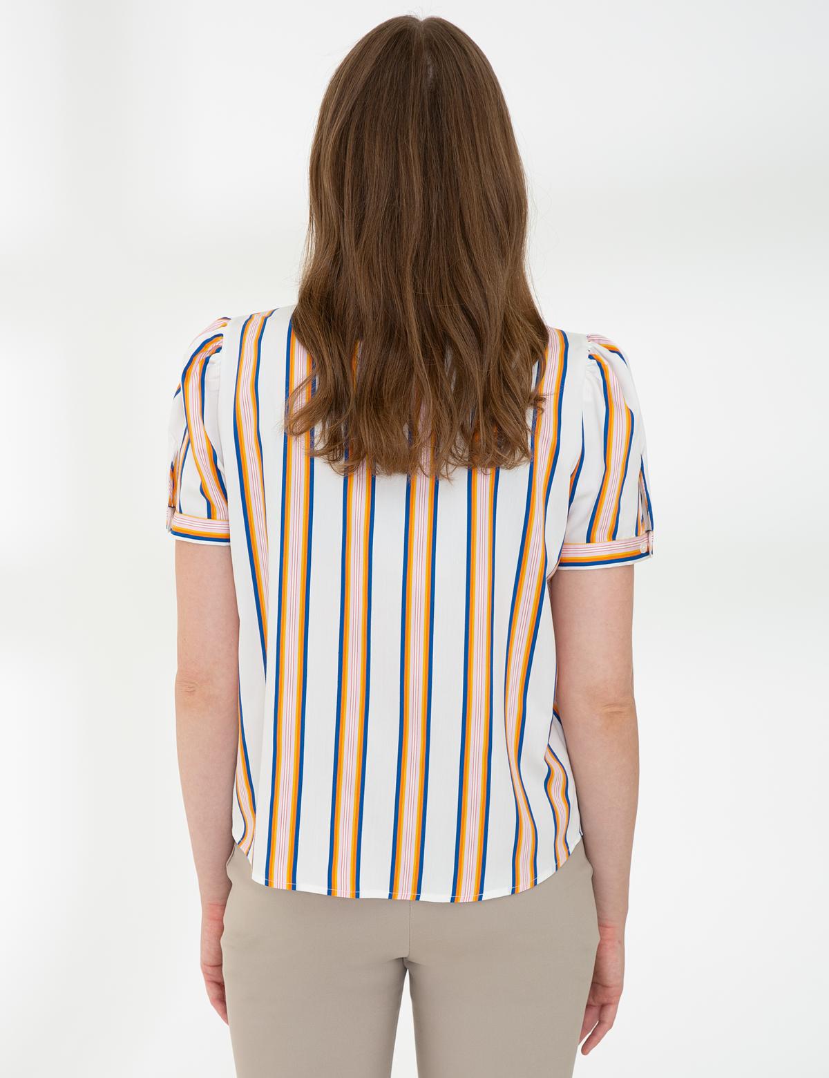 Beyaz Kısa Kollu Gömlek - 50243754002