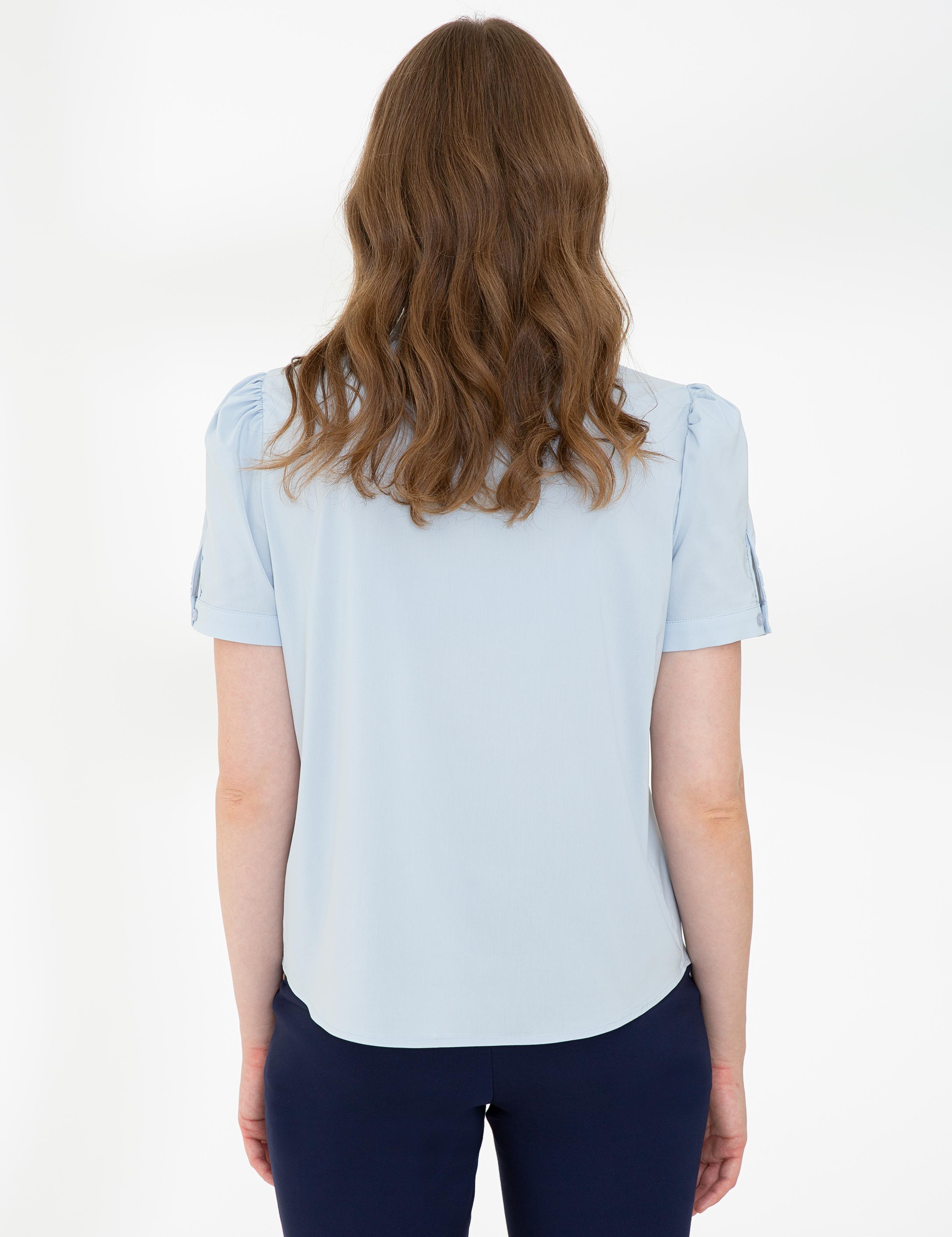 Açık Mavi Kısa Kollu Gömlek