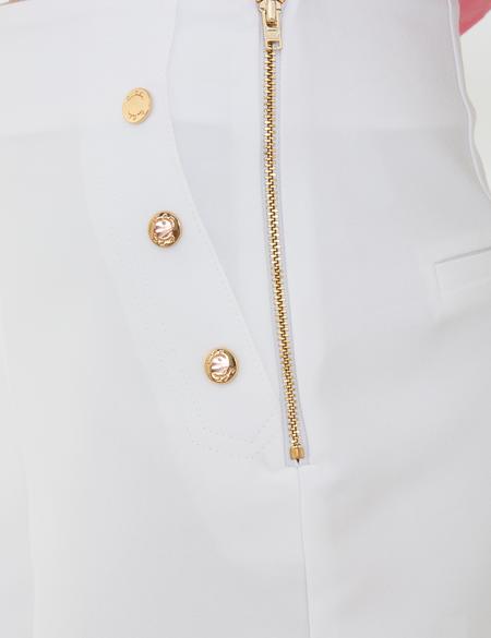 Beyaz Bermuda Şort - 50243757001