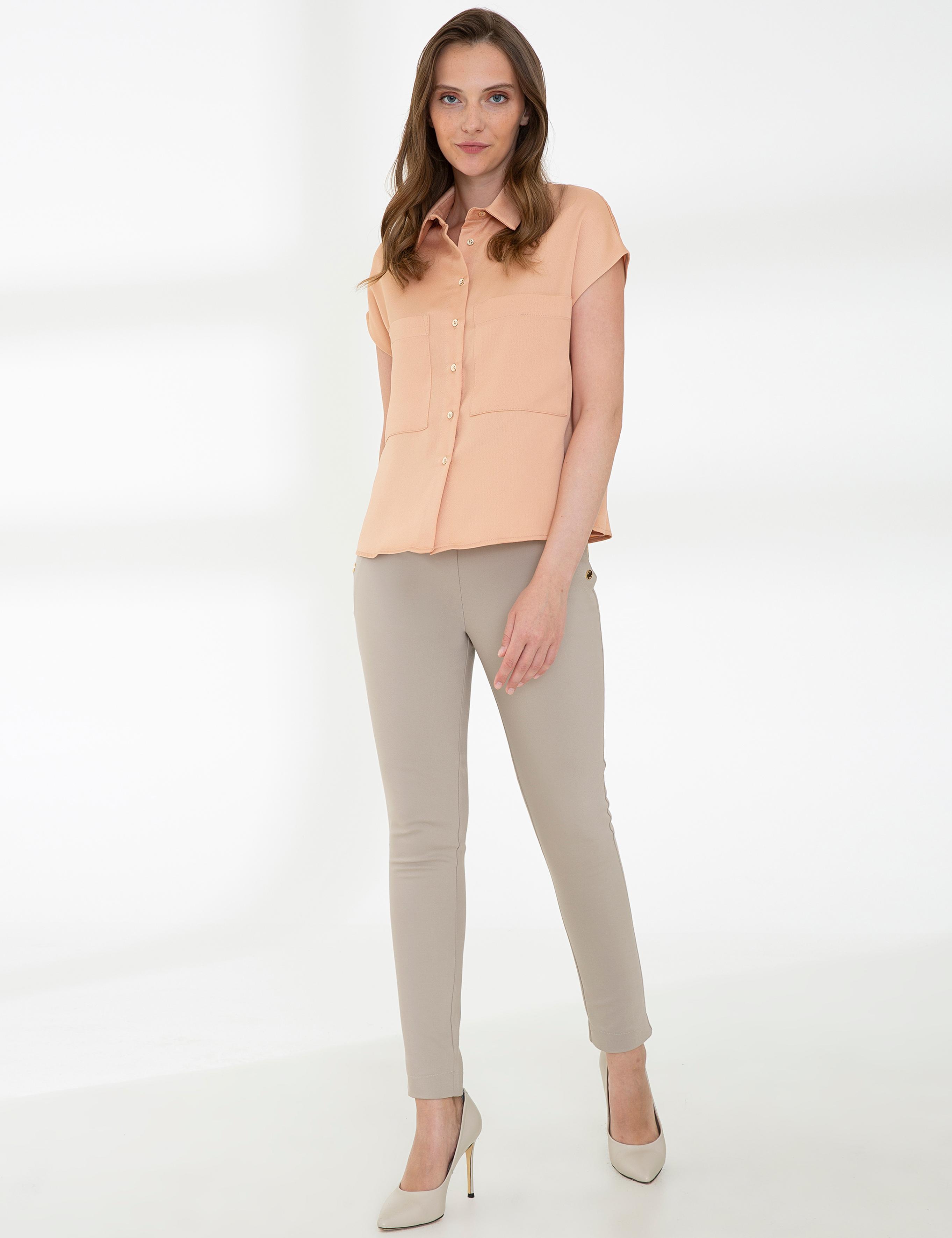 Taş Havuç Fit Kanvas Pantolon