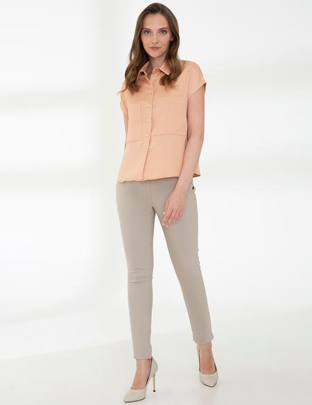 Taş Havuç Fit Kanvas Pantolon - 50243976010