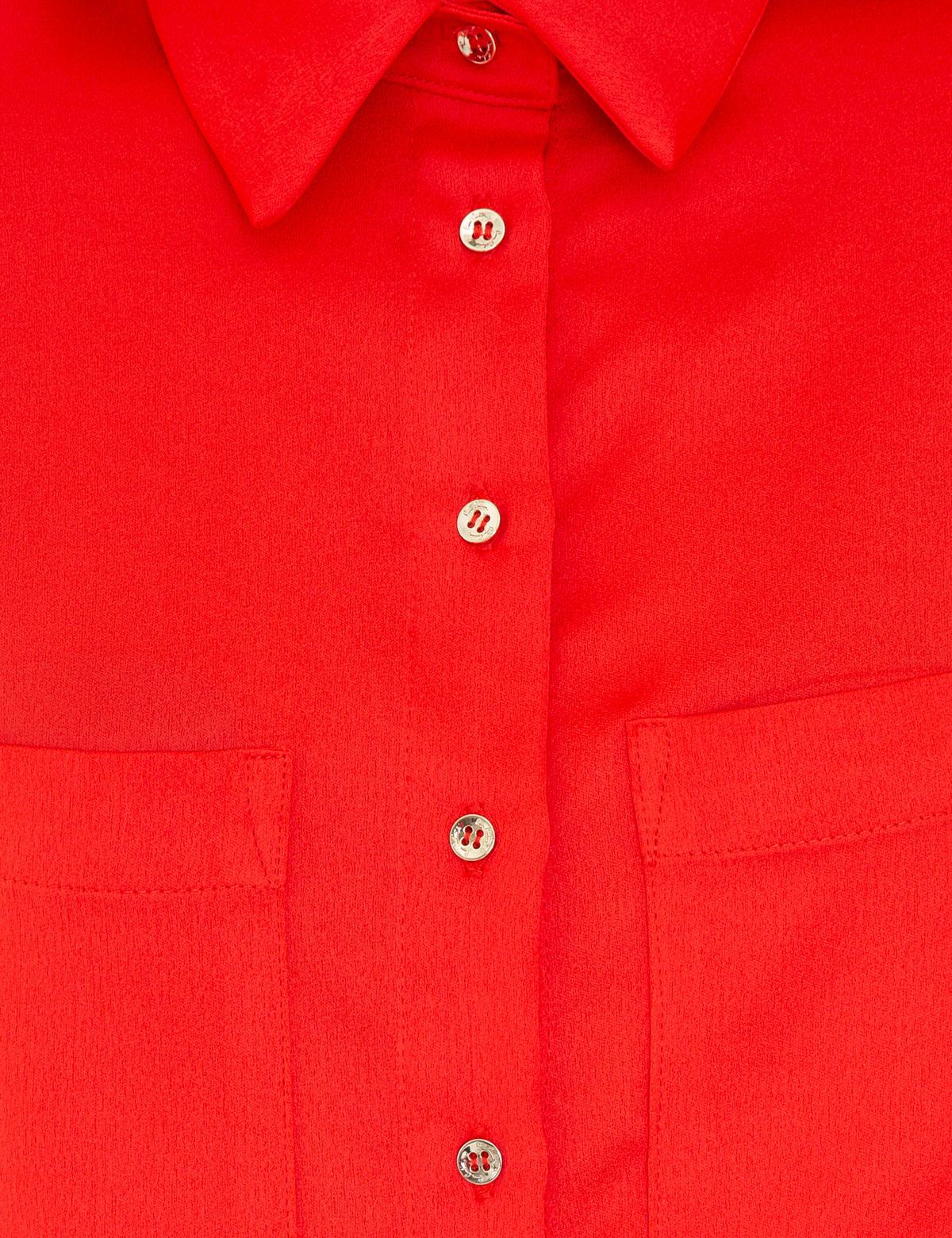 Nar Çiçeği Kısa Kollu Bluz - 50241656017