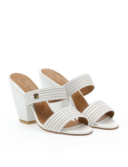 Beyaz Topuklu Terlik - 50243743007