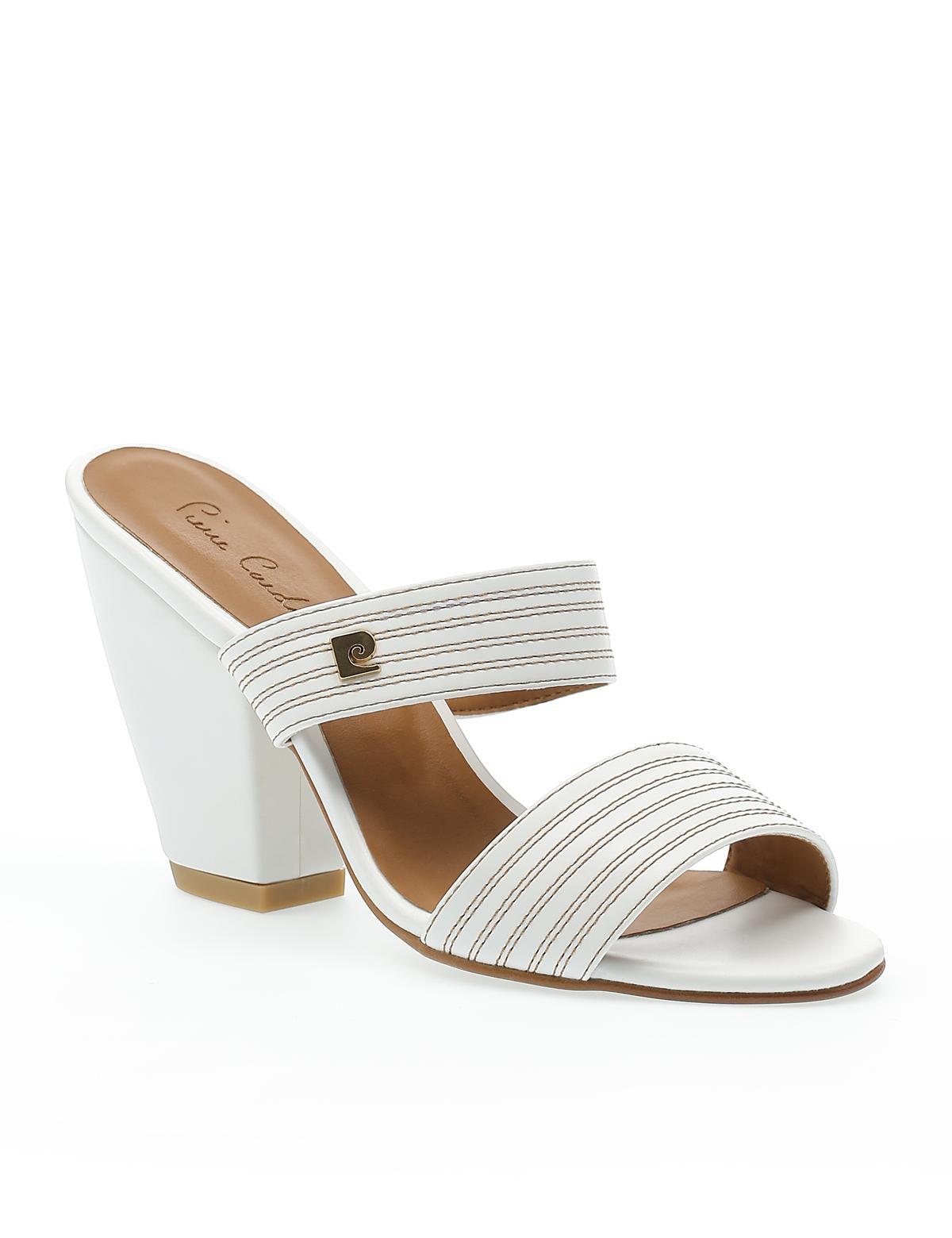 Beyaz Topuklu Terlik - 50243743007