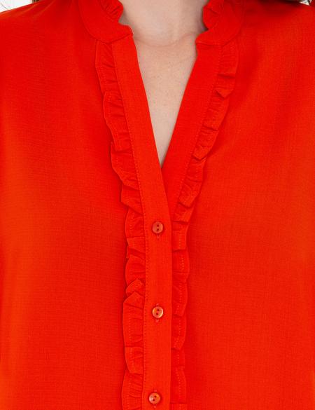 Nar Çiçeği Comfort Fit Uzun Kollu Gömlek - 50243738001