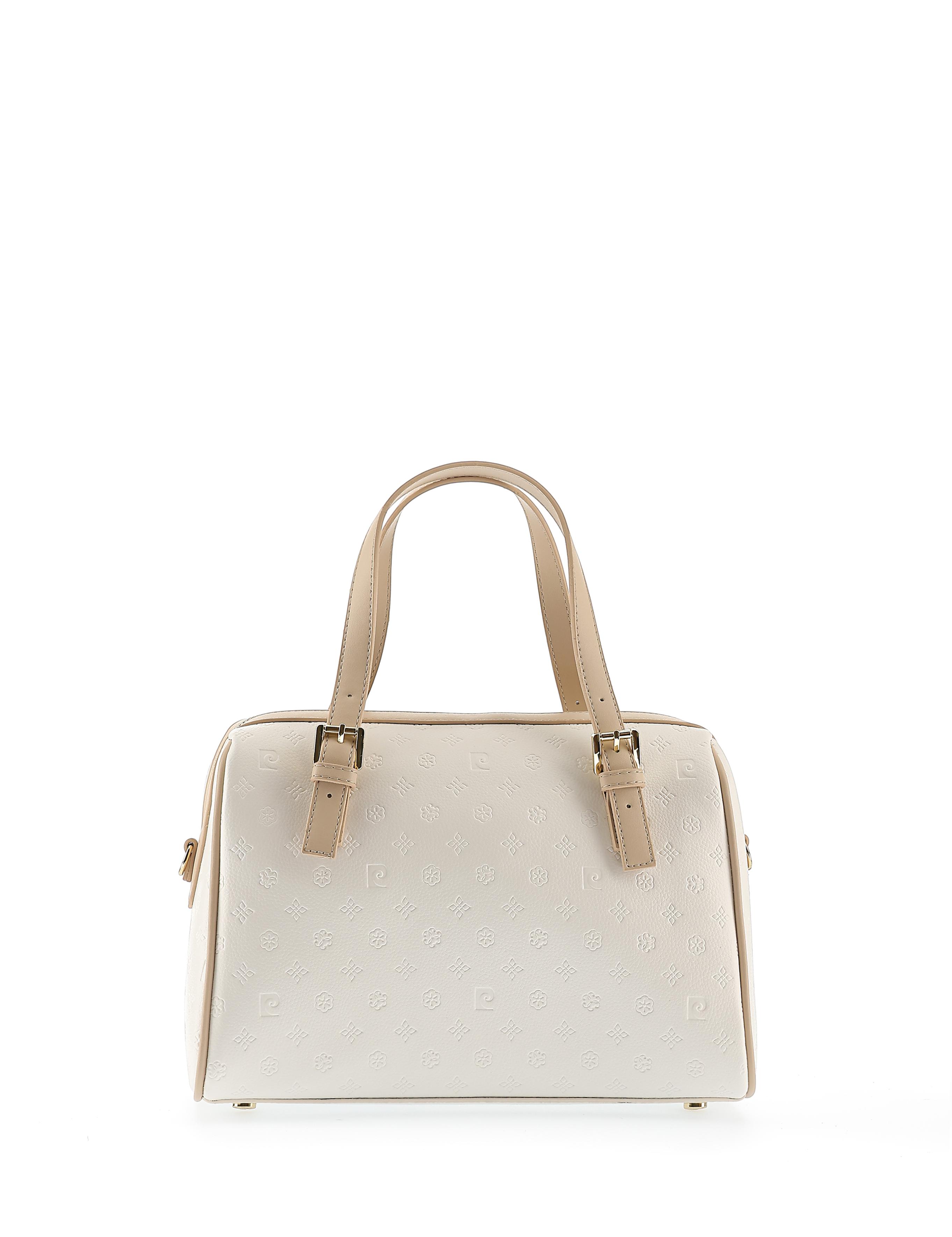 Beyaz Uzun Askılı Kol Çantası