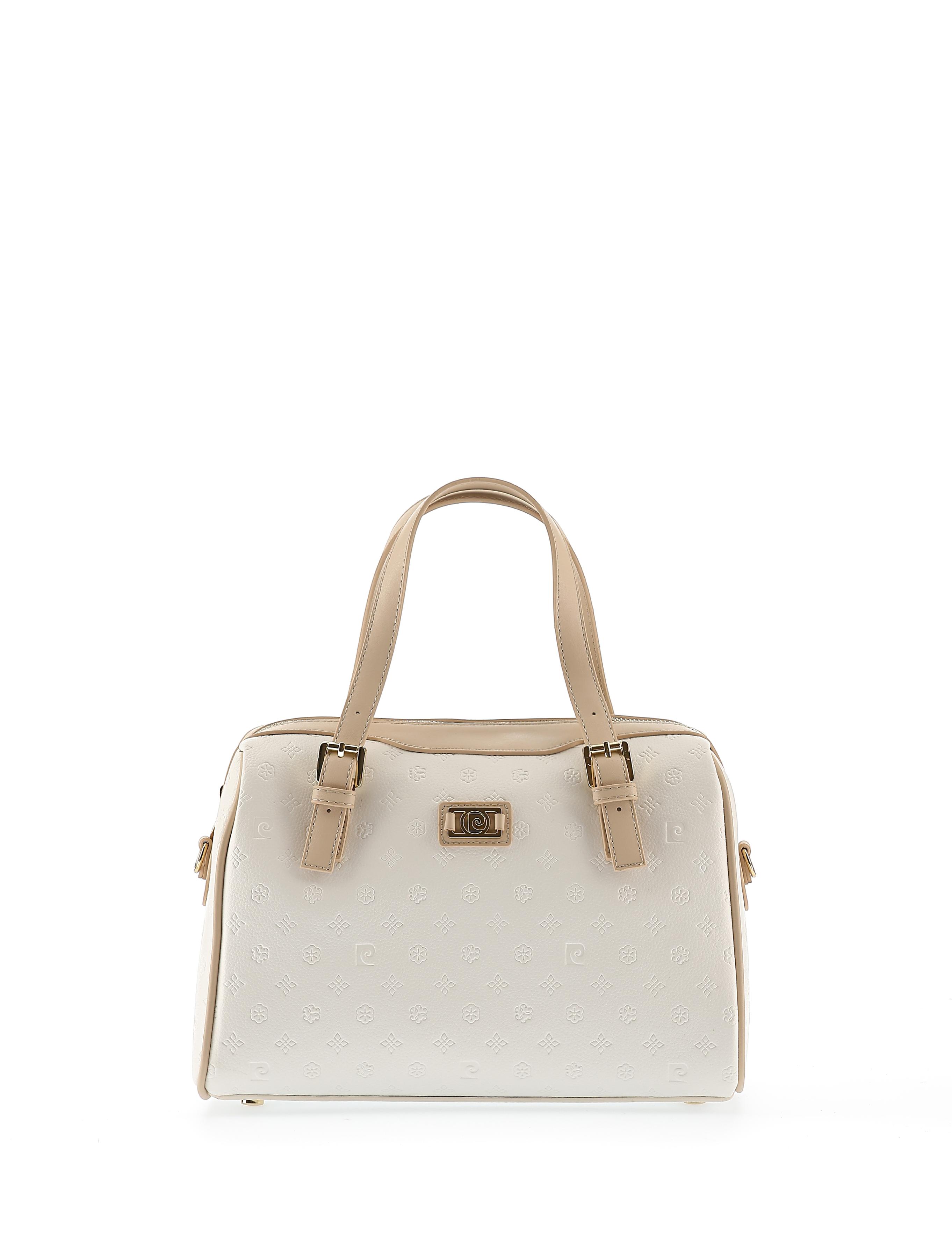 Beyaz Uzun Askılı Kol Çantası