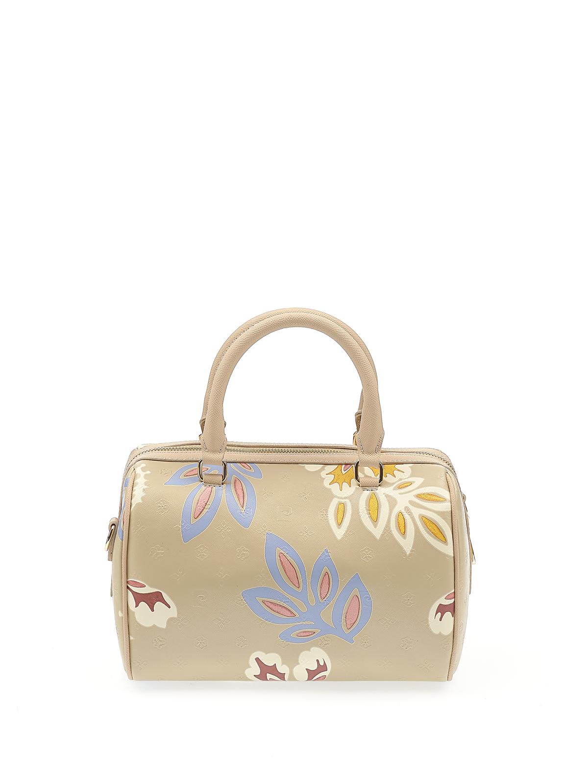 Vizon Çiçek Desenli Uzun Askılı Kol Çantası - 50244551004