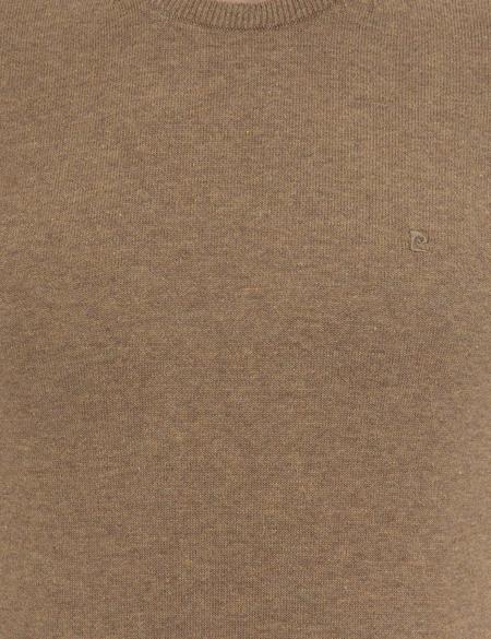 Camel Melanj Slim Fit Bisiklet Yaka Basic Triko Kazak - 50237801053