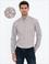 Kahverengi Slim Fit Uzun Kollu Gömlek