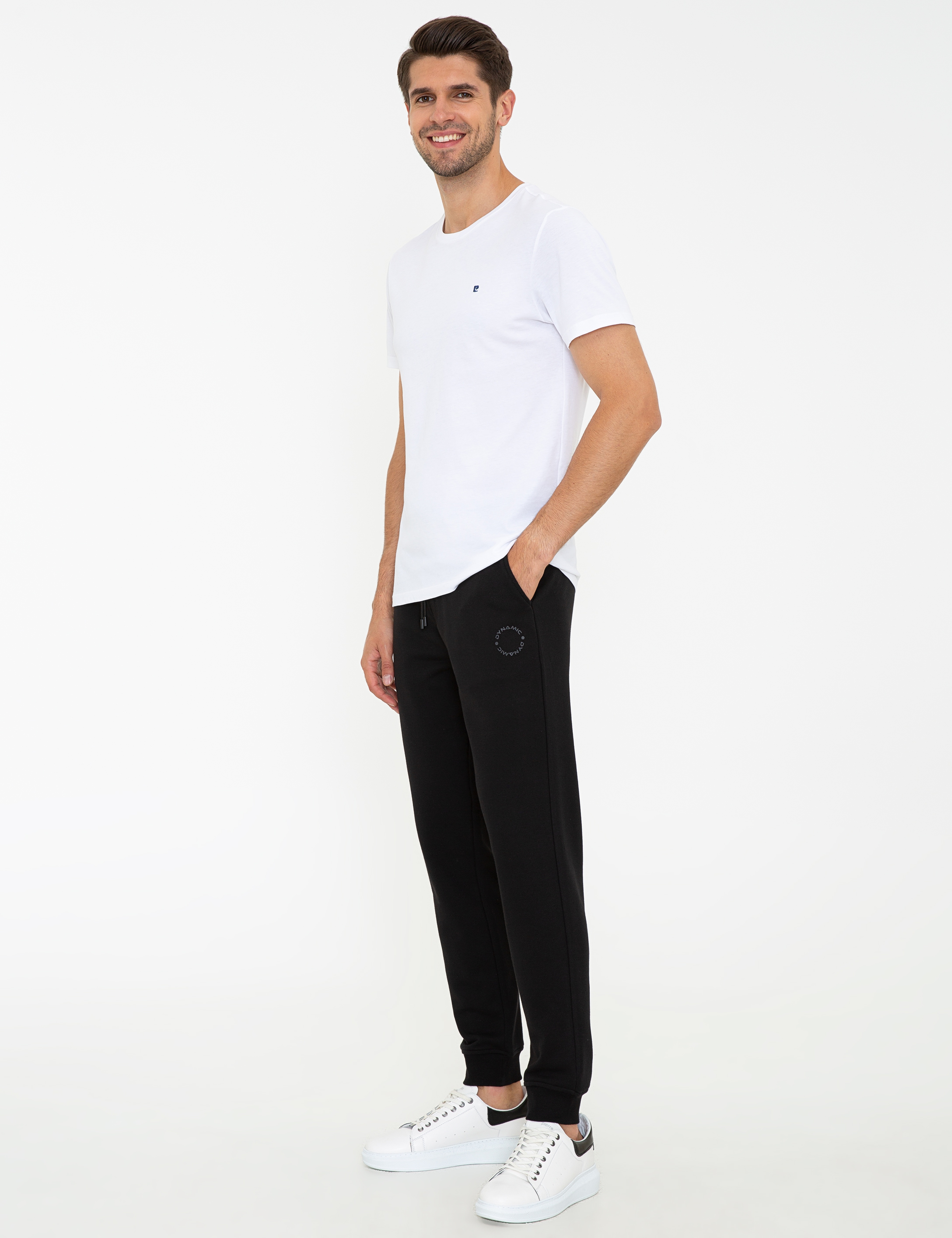 Siyah Slim Fit Eşofman Altı - Image 2