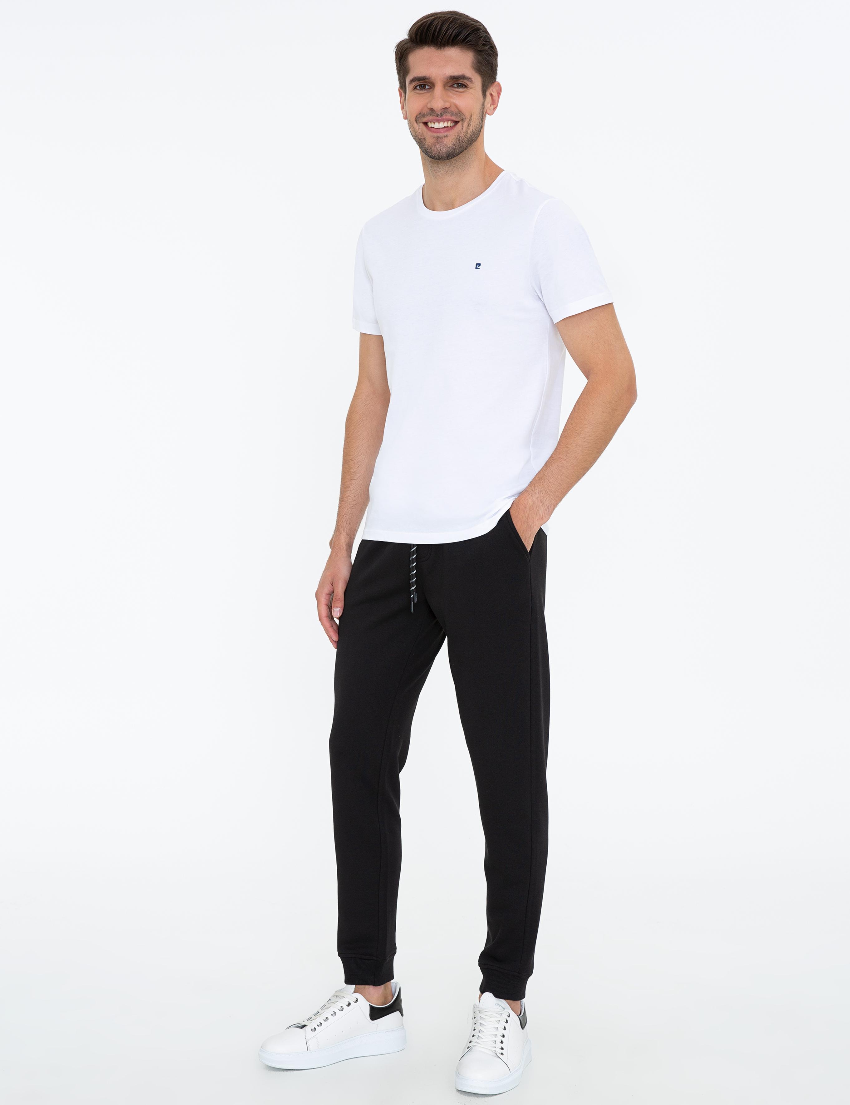Siyah Slim Fit Eşofman Altı