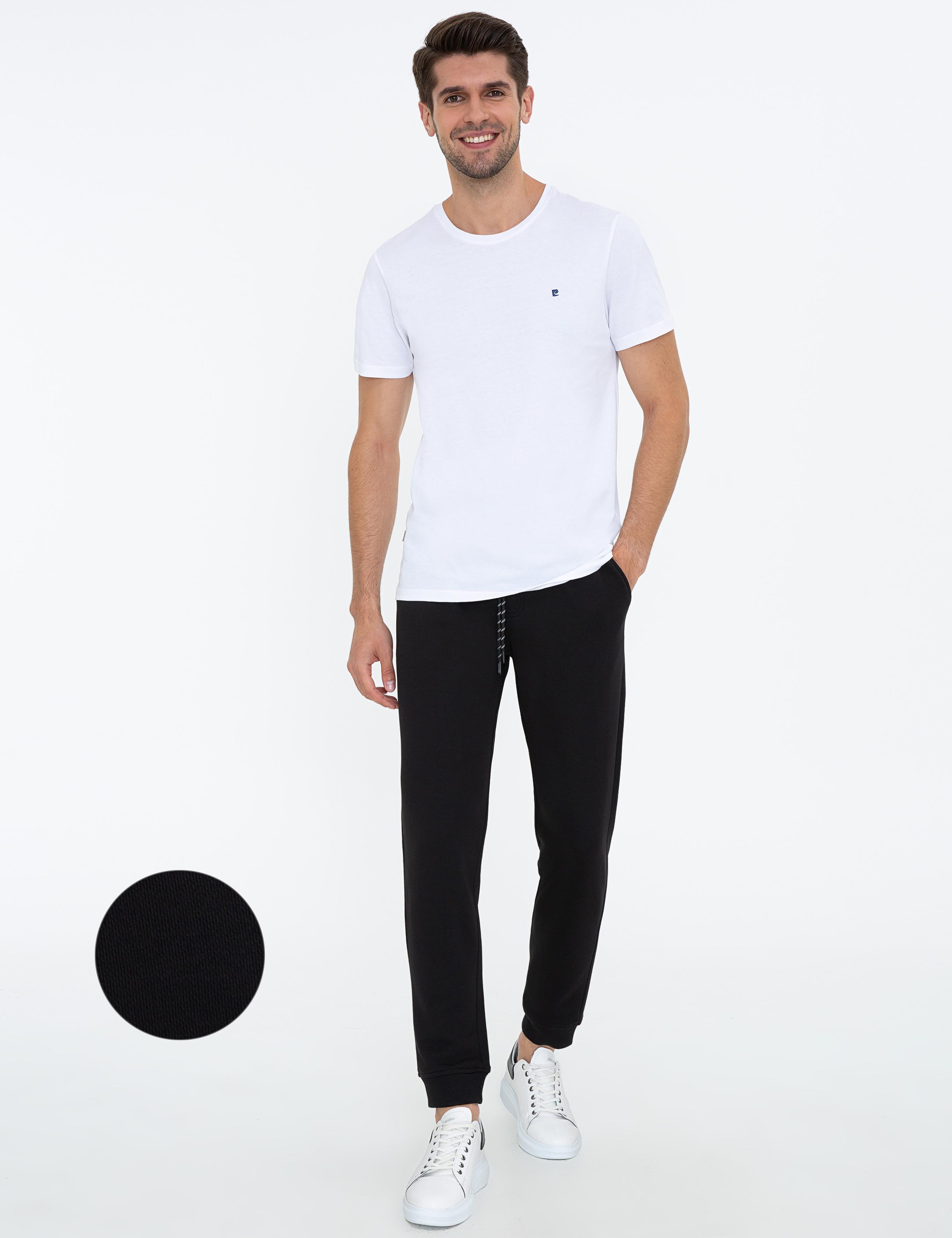 Siyah Slim Fit Eşofman Altı