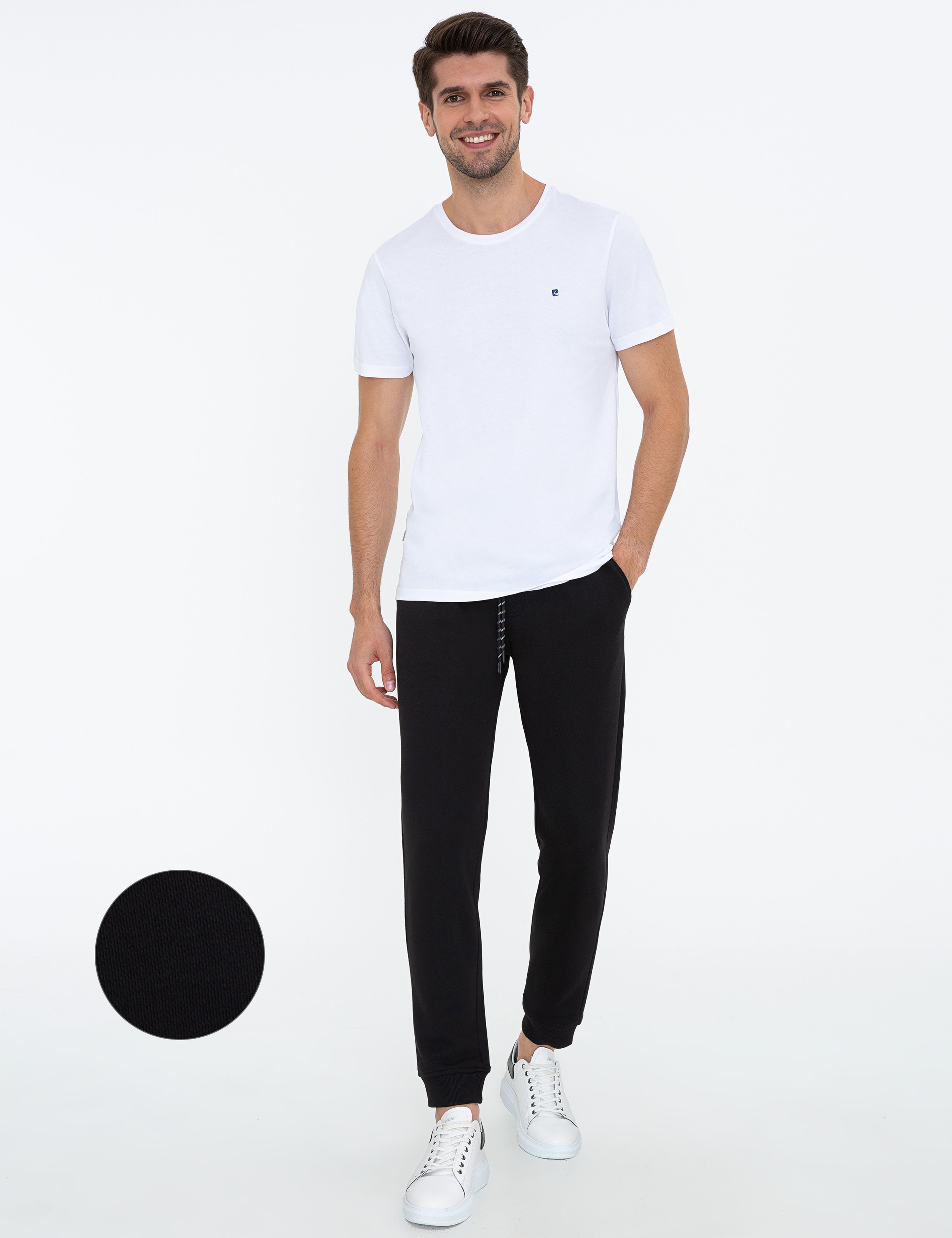 Siyah Slim Fit Eşofman Altı - Image 1