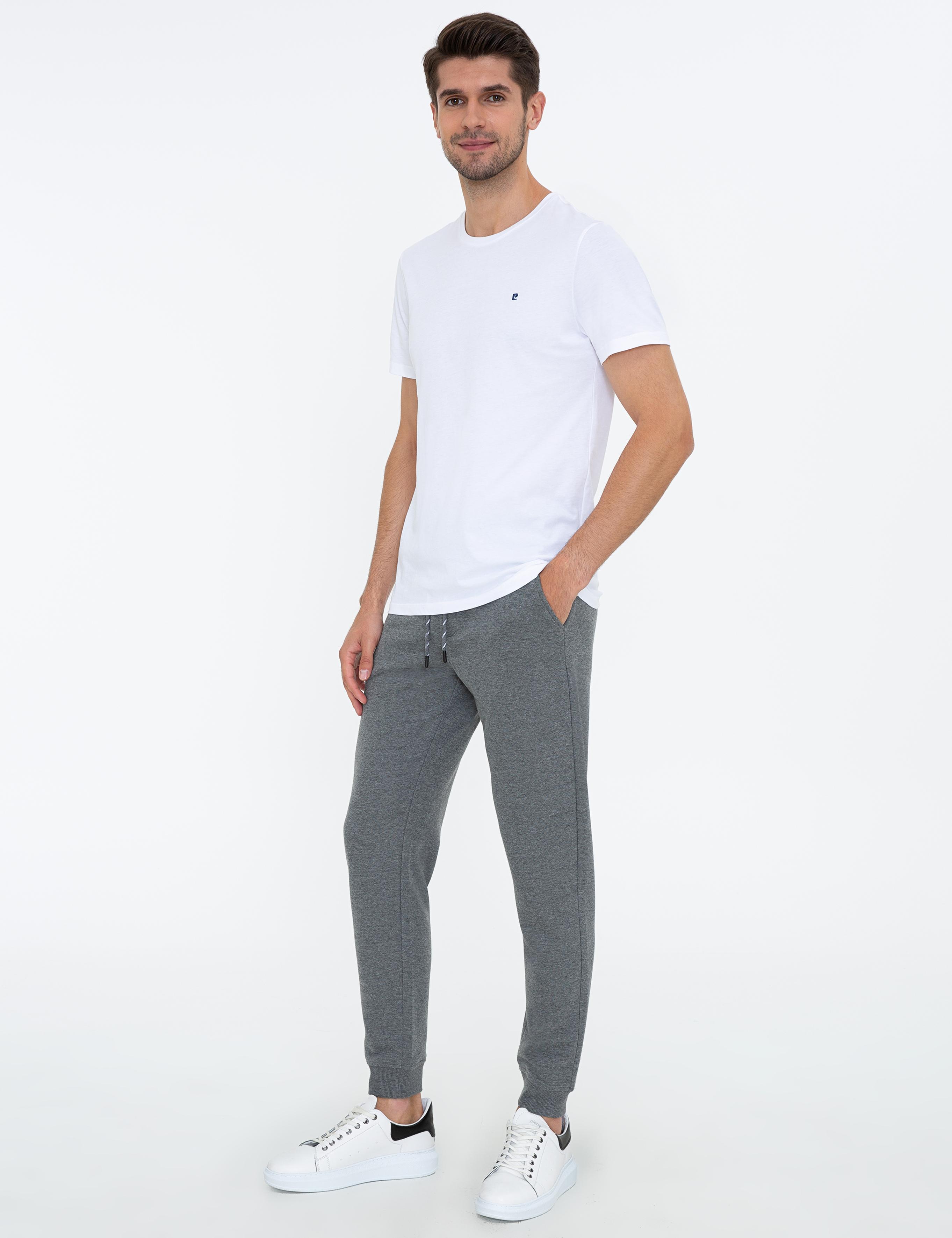 Antrasit Slim Fit Paça Lastikli Eşofman Altı