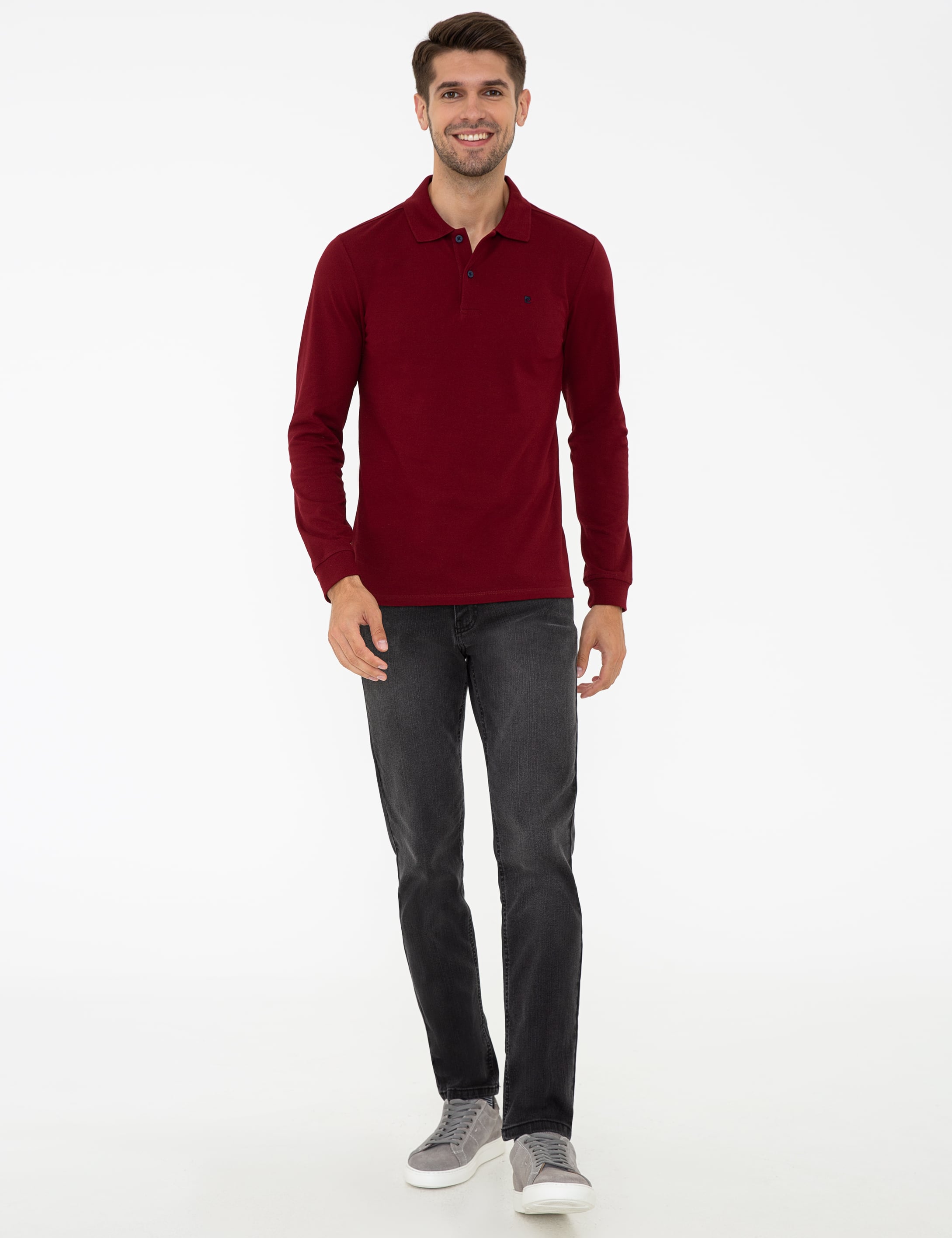 Bordo Slim Fit Basic Sweatshirt