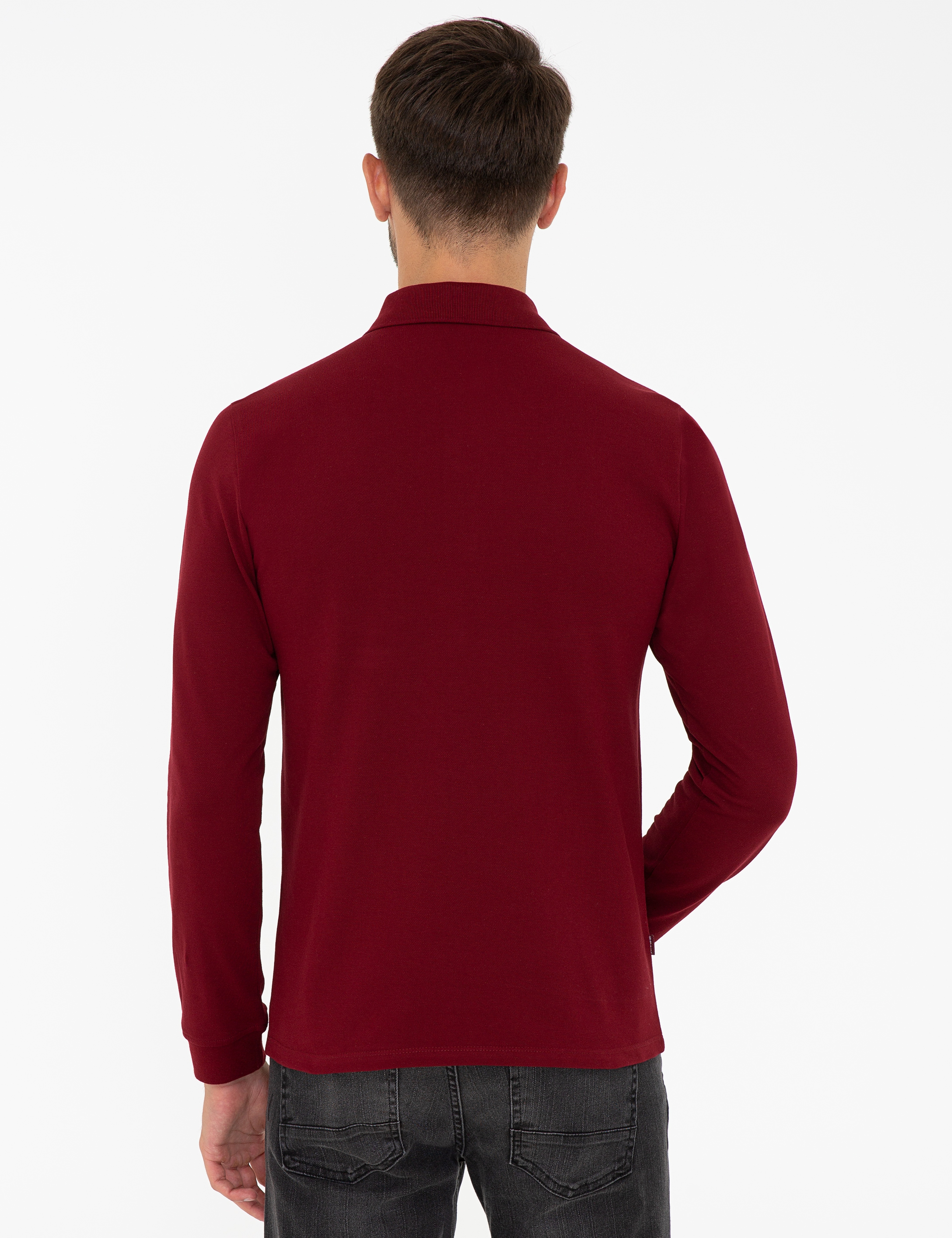 Bordo Slim Fit Basic Sweatshirt - Image 3