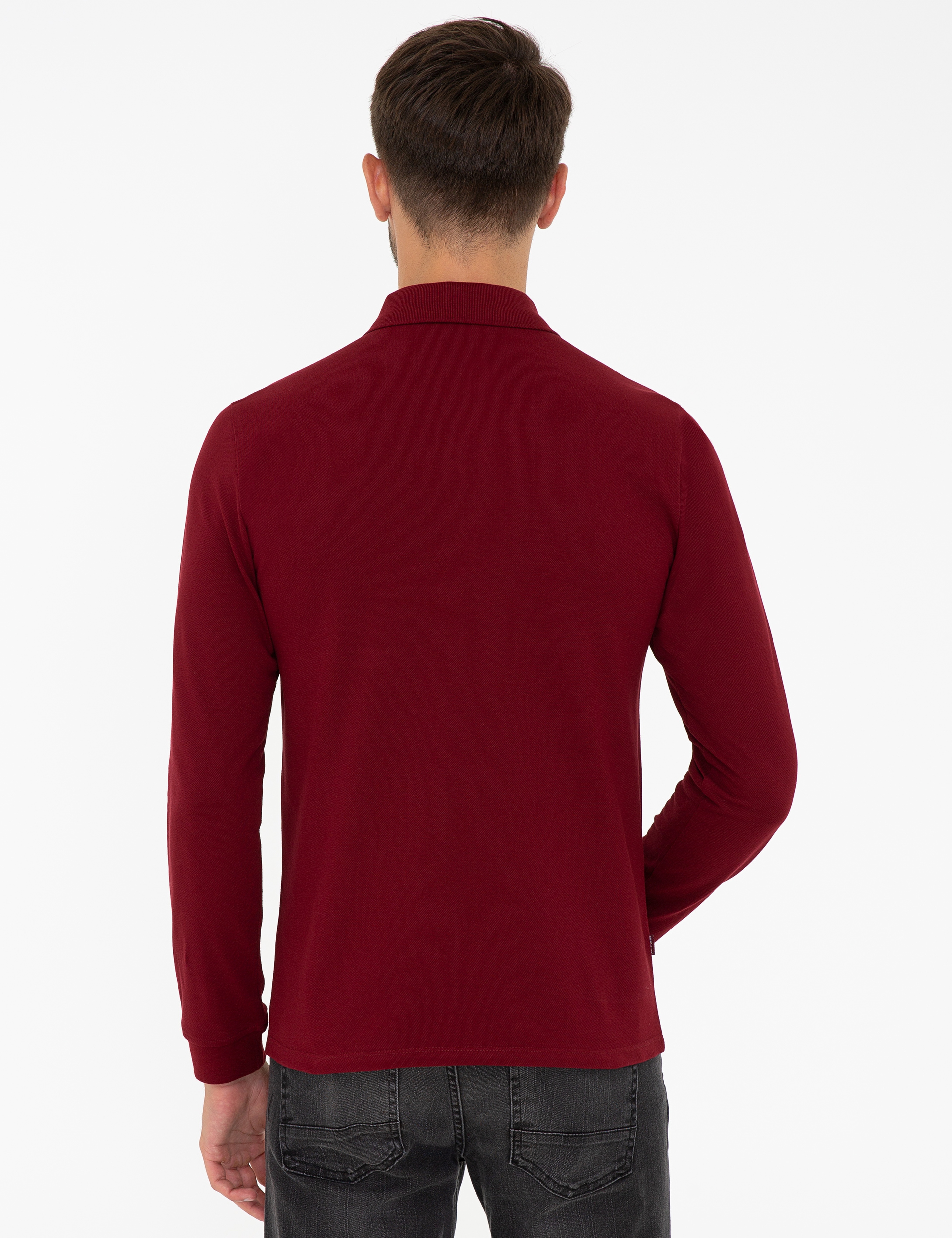 Bordo Slim Fit Basic Sweatshirt